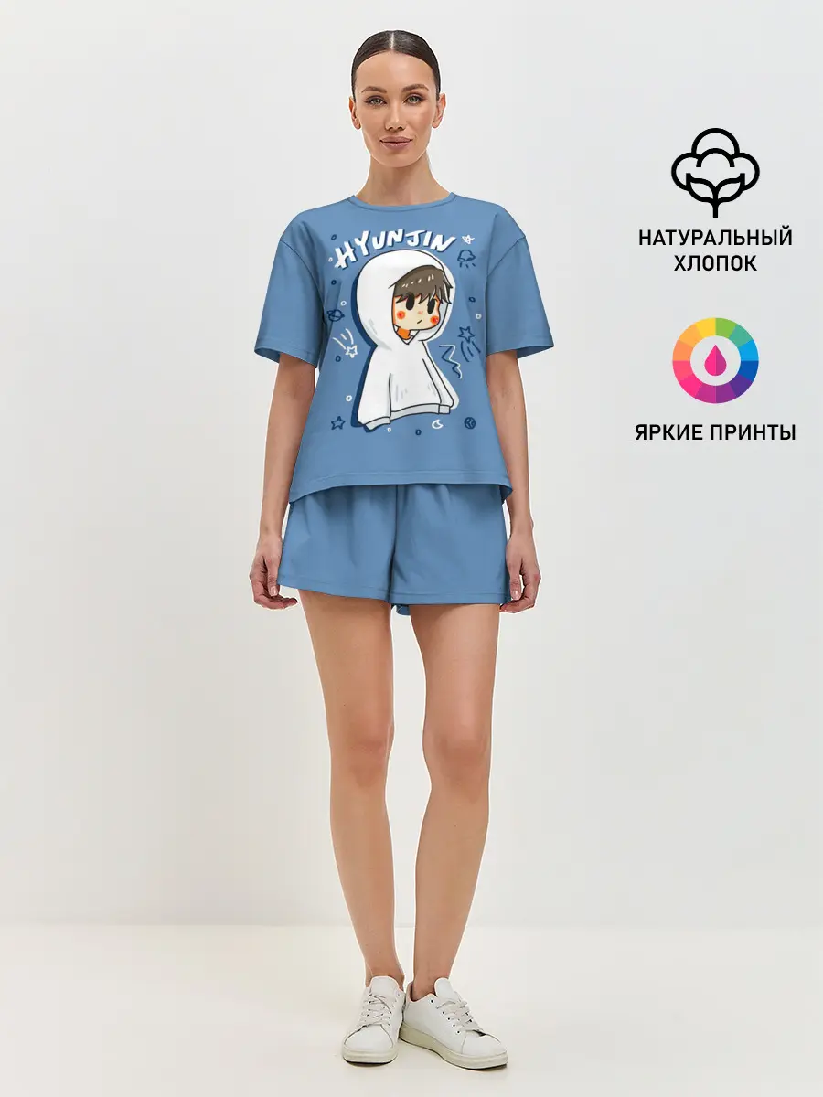 Женская пижама с шортами / Hyunjin