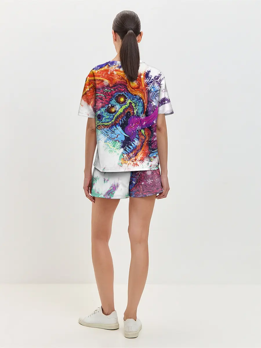 Женская пижама с шортами / Новогодний CS GO