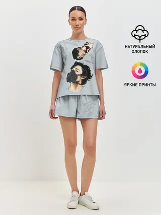 Женская пижама с шортами / Stray Kids