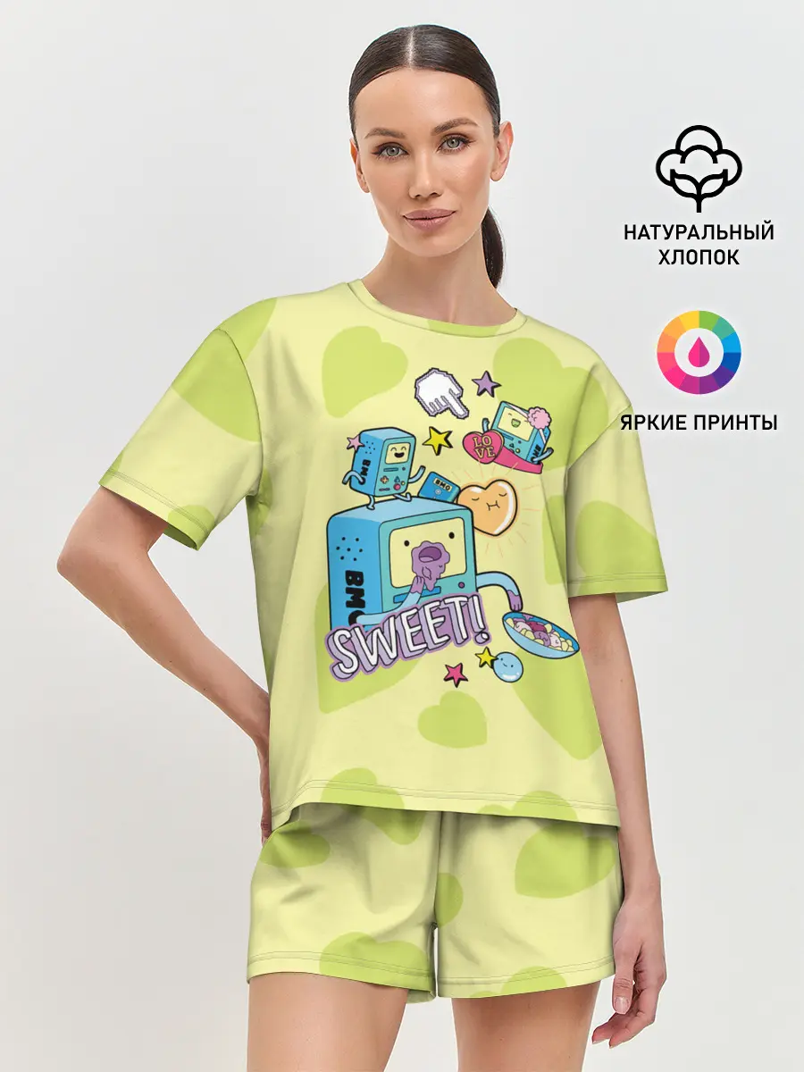 Женская пижама с шортами / Sweet BMOs