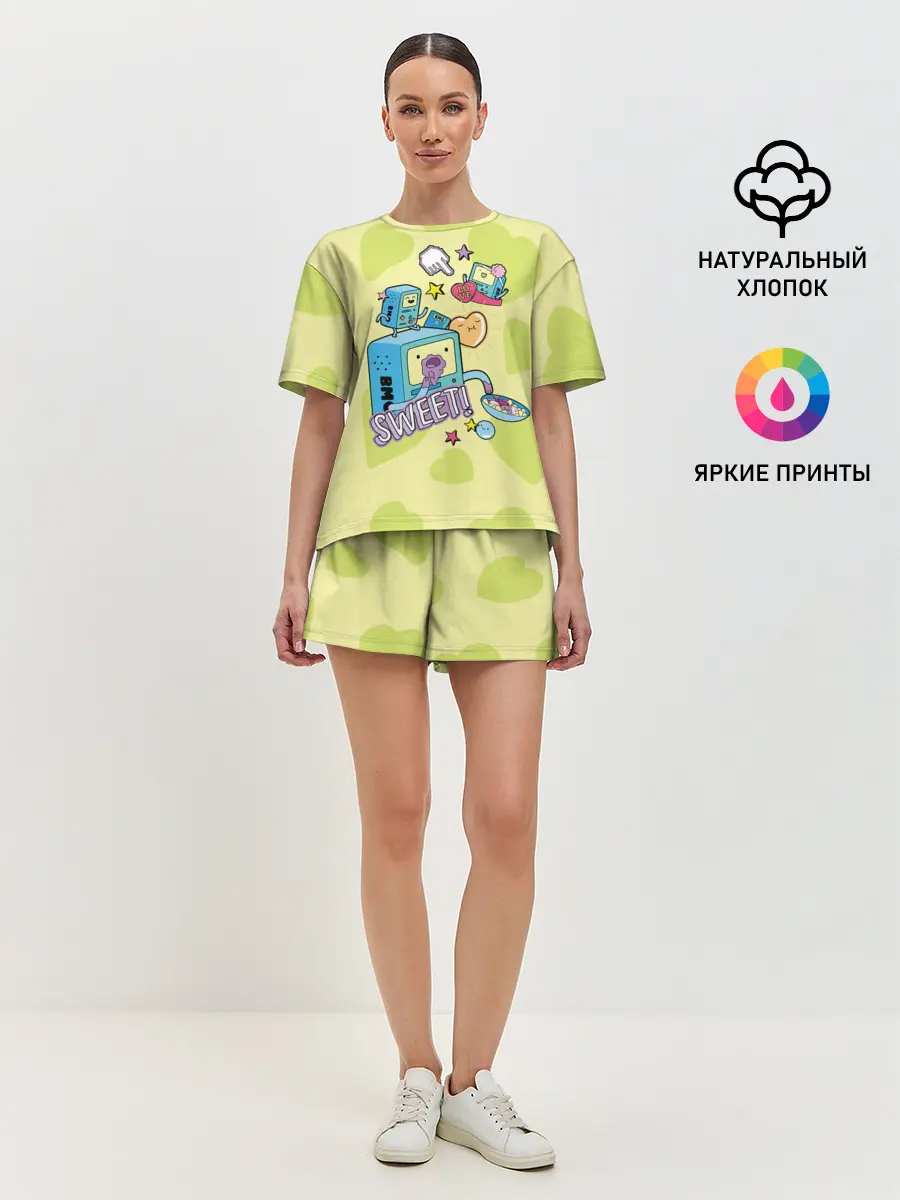 Женская пижама с шортами / Sweet BMOs