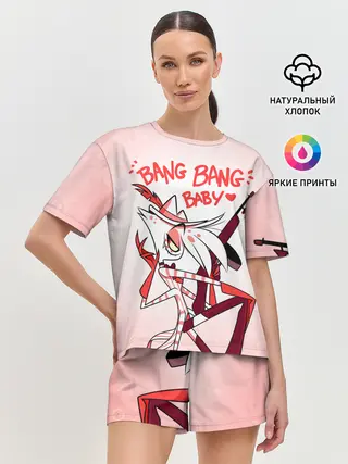 Женская пижама с шортами / ОТЕЛЬ ХАЗБИН ЭНДЖЕЛ ДАСТ