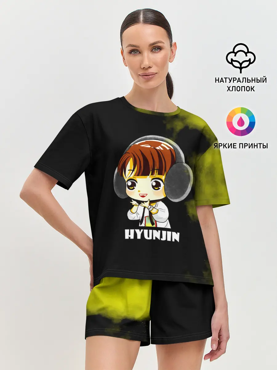 Женская пижама с шортами / Hyunjin