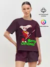Женская пижама с шортами / Merry Christmas