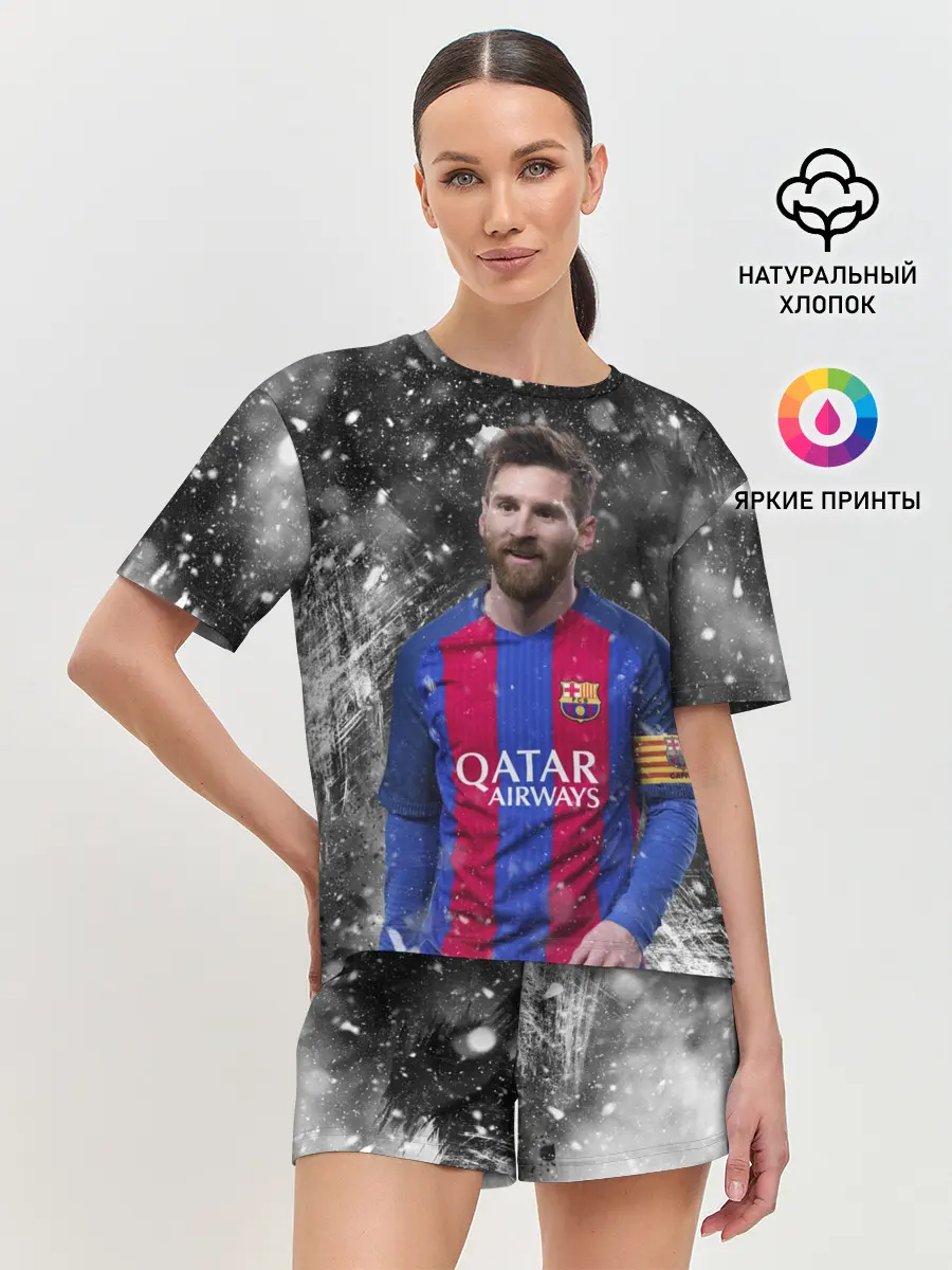 Женская пижама с шортами / Лео Месси