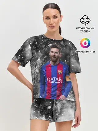 Женская пижама с шортами / Лео Месси