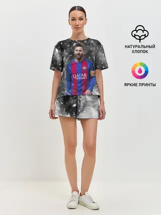 Женская пижама с шортами / Лео Месси