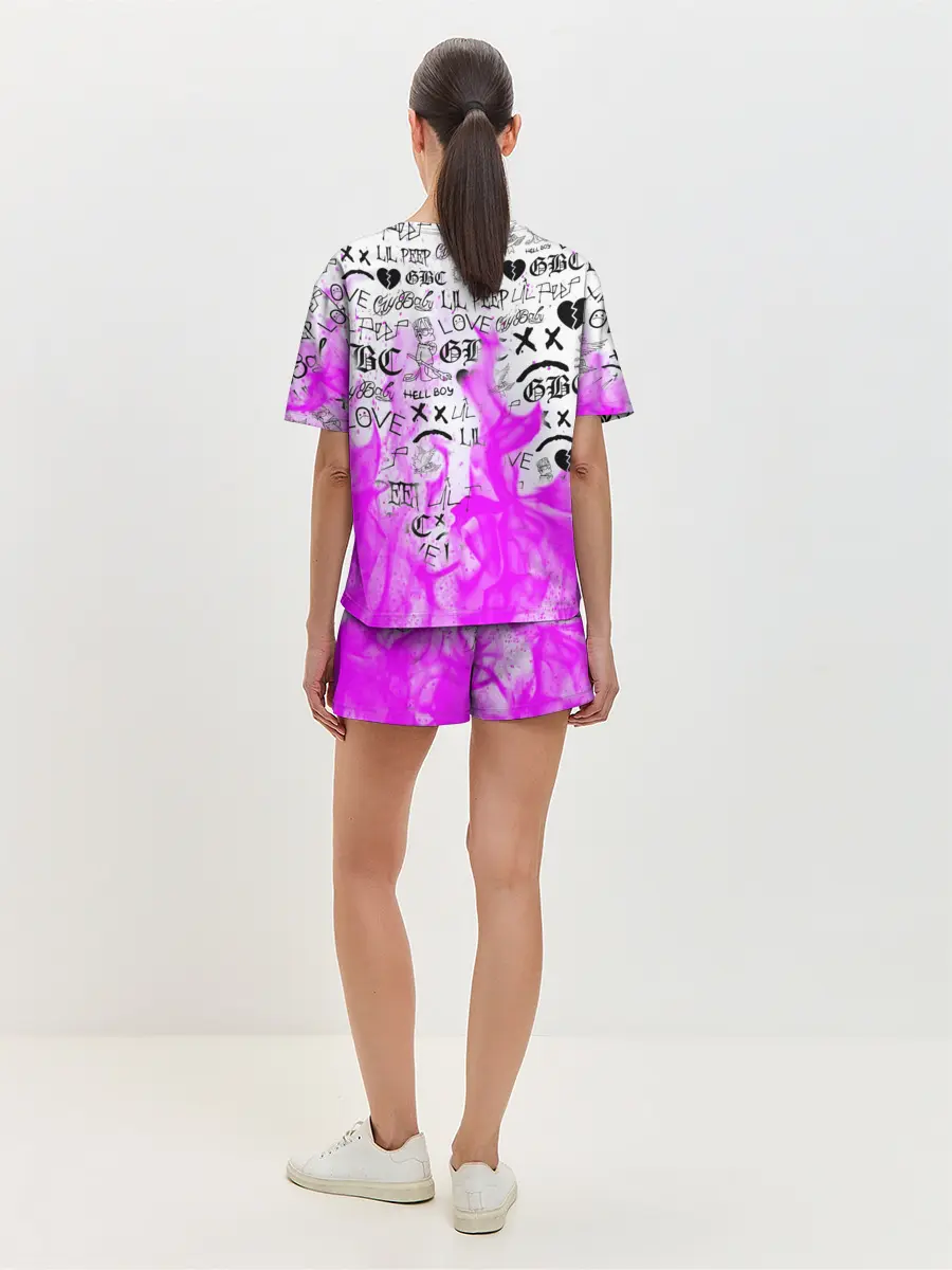 Женская пижама с шортами / CRY BABY LIL PEEP