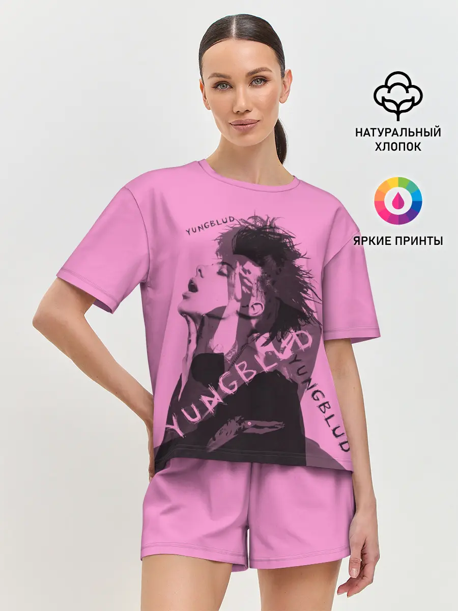 Женская пижама с шортами / Yungblud Yungblud Yungblud