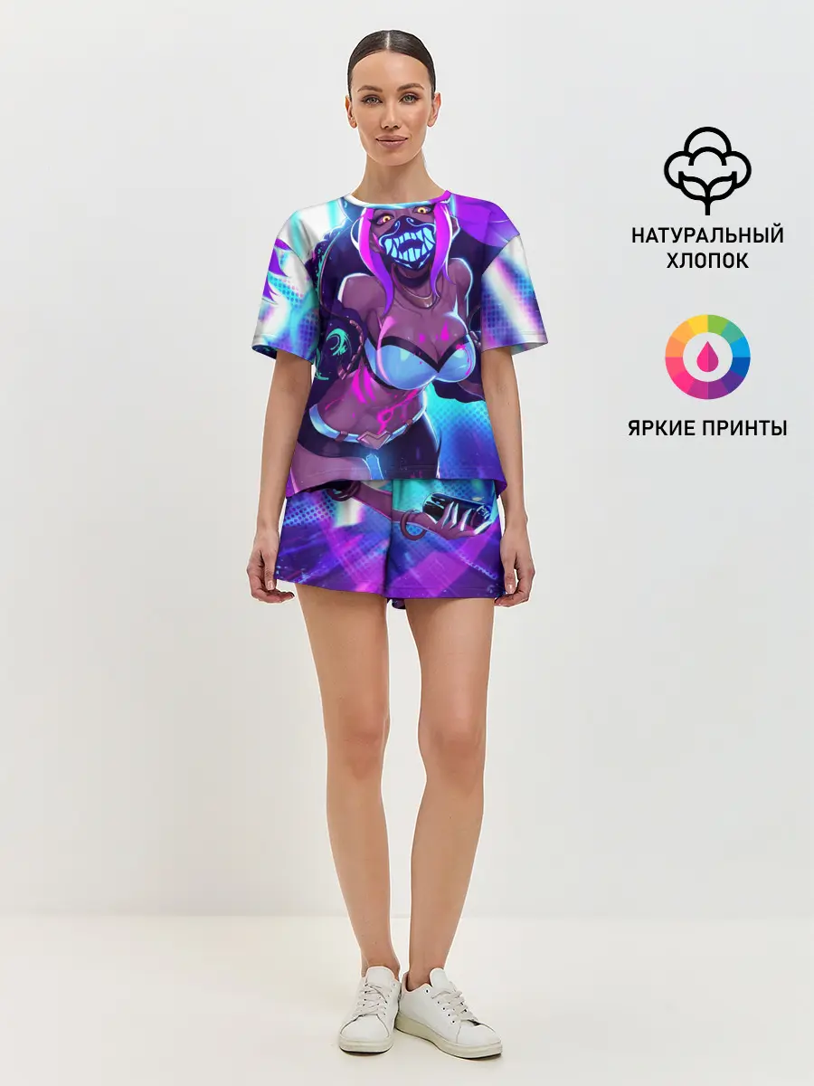 Женская пижама с шортами / Акали