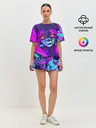 Женская пижама с шортами / Акали