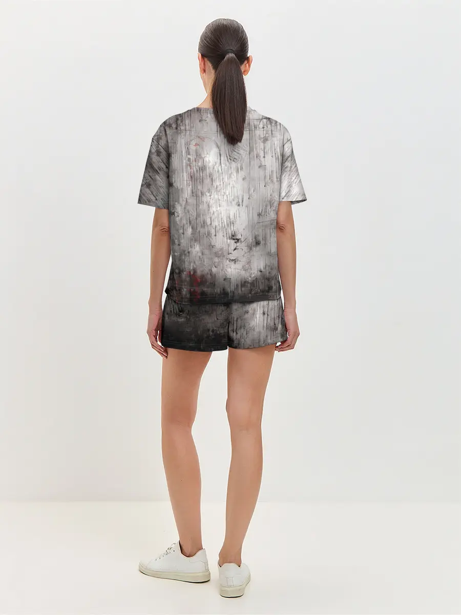 Женская пижама с шортами / Острые козырьки