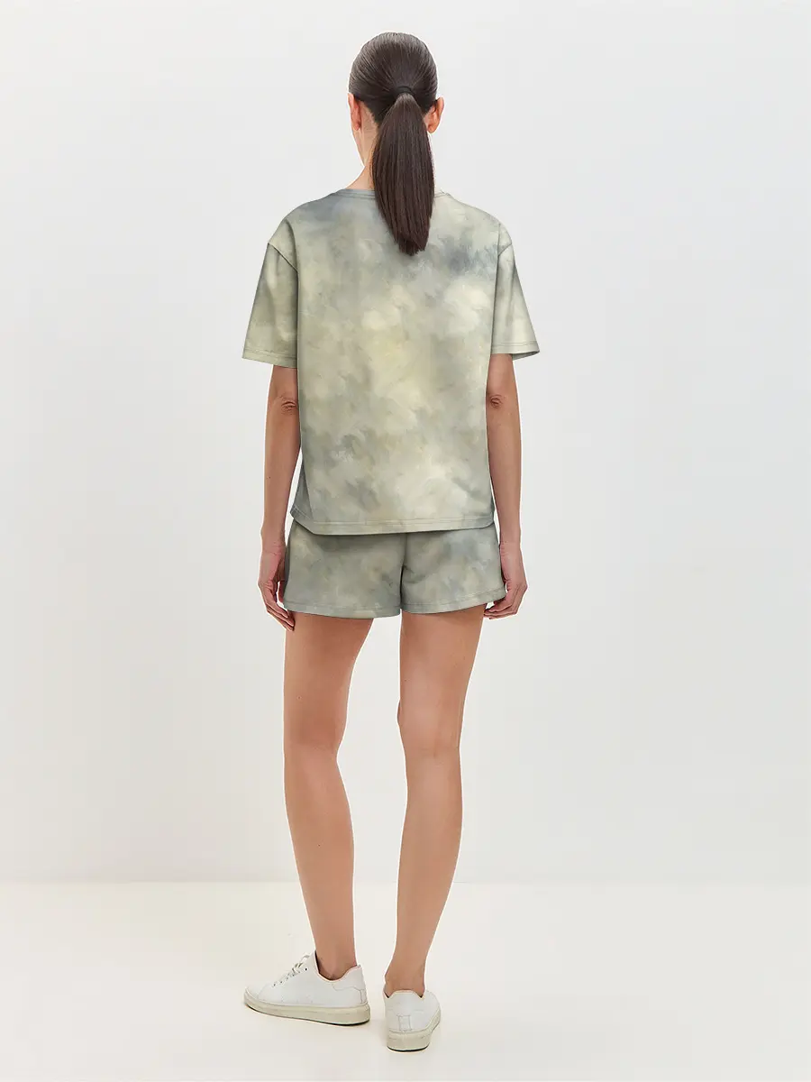 Женская пижама с шортами / Острые козырьки