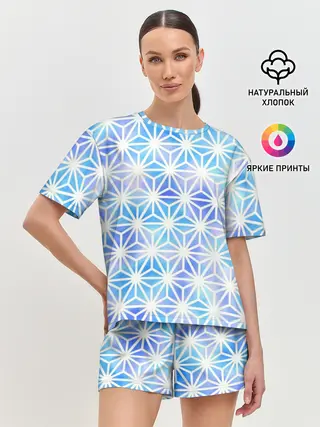 Женская пижама с шортами / Яркий