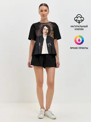 Женская пижама с шортами / finn wolfhard