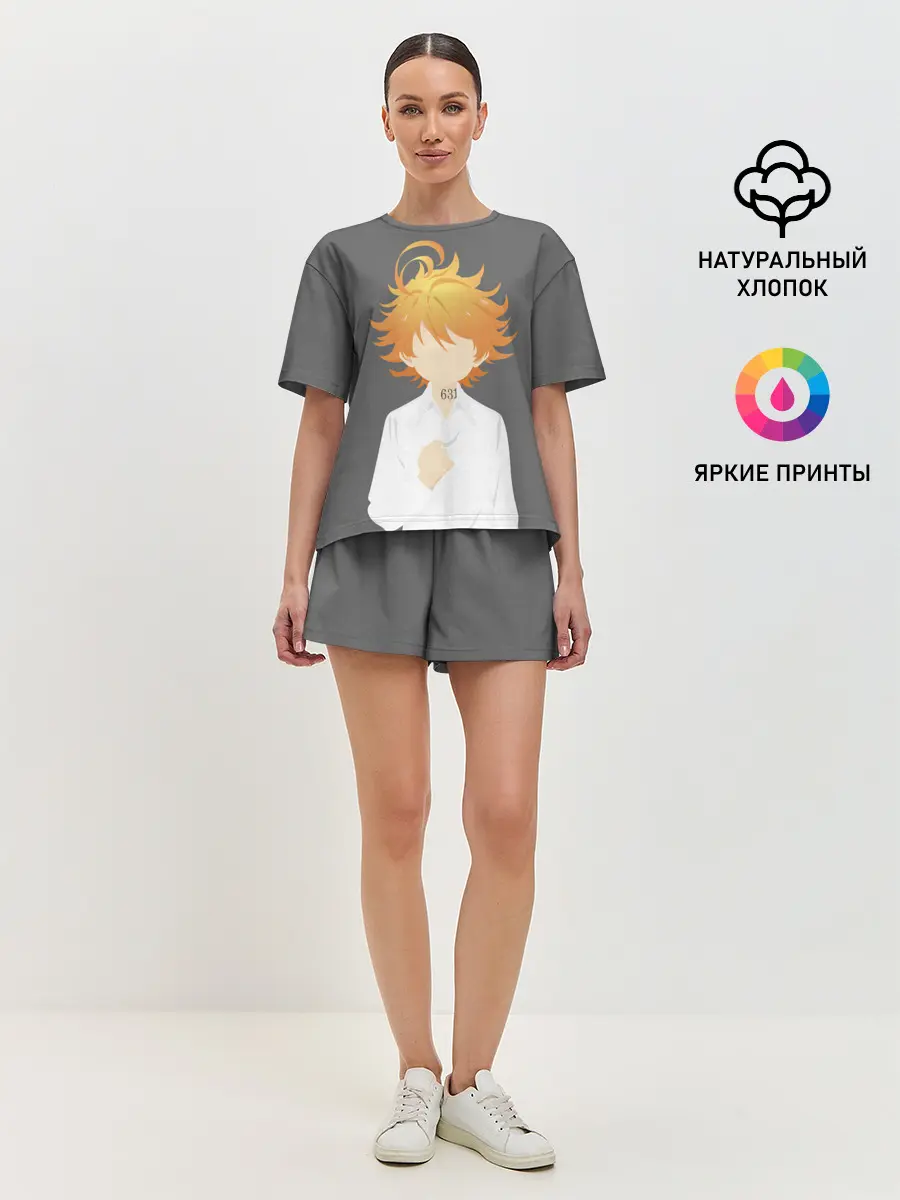 Женская пижама с шортами / Эмма неверленд