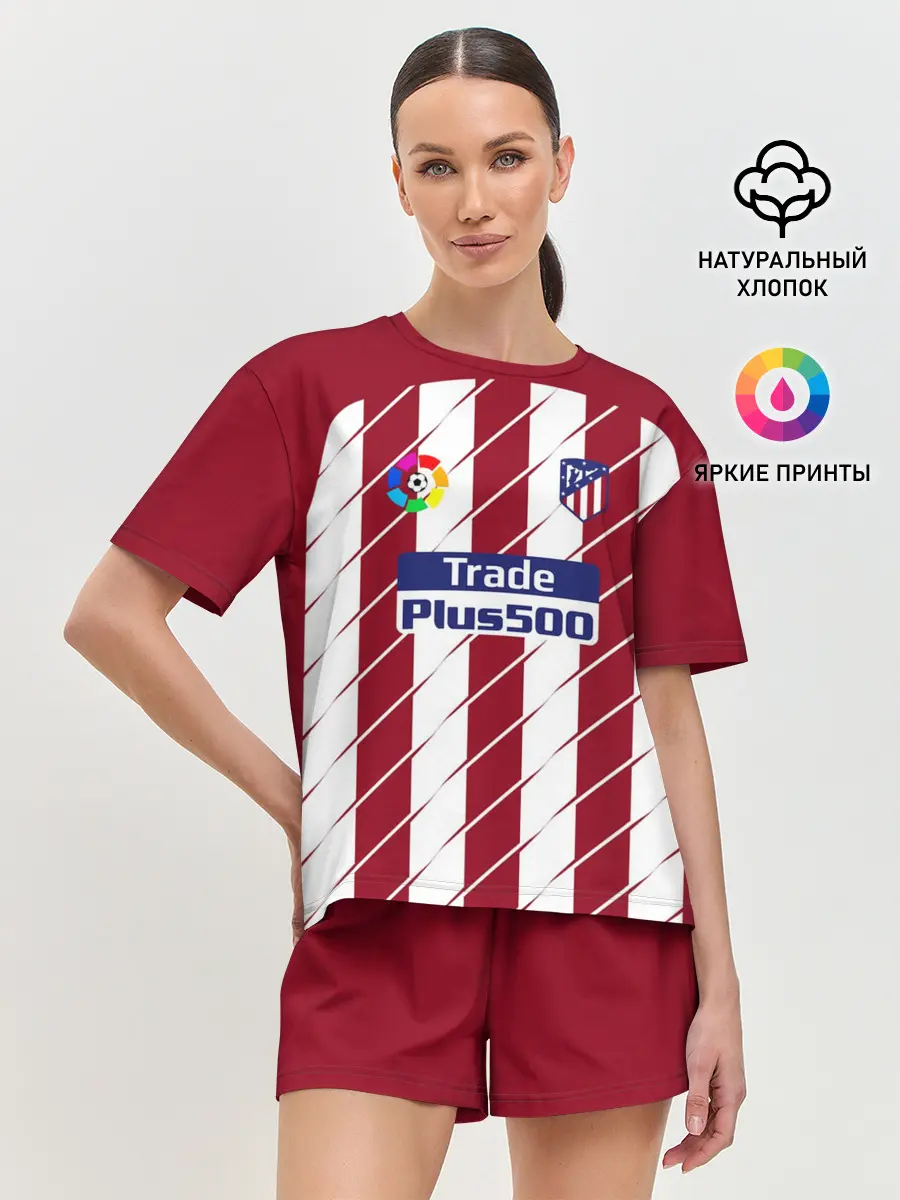 Женская пижама с шортами / Альваро Мората Атлетико