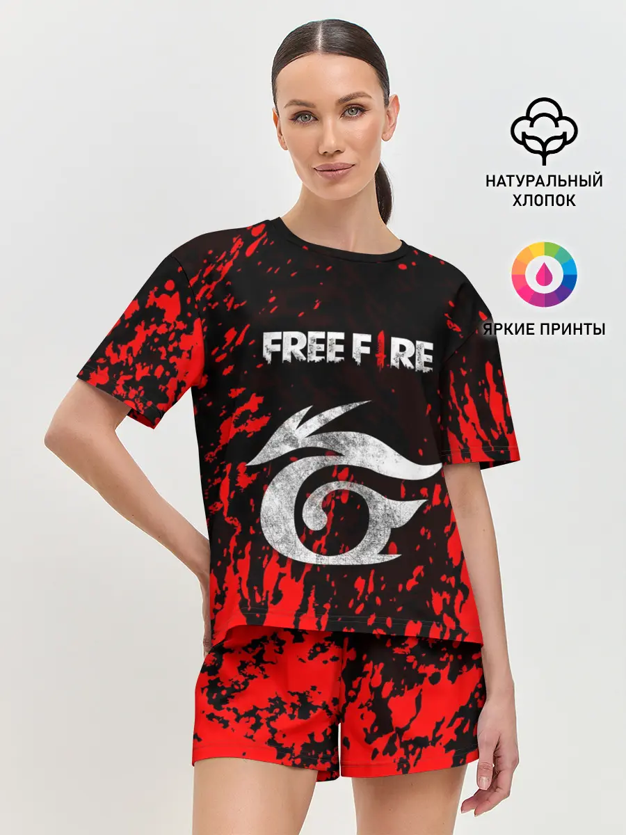 Женская пижама с шортами / GARENA FREE FIRE