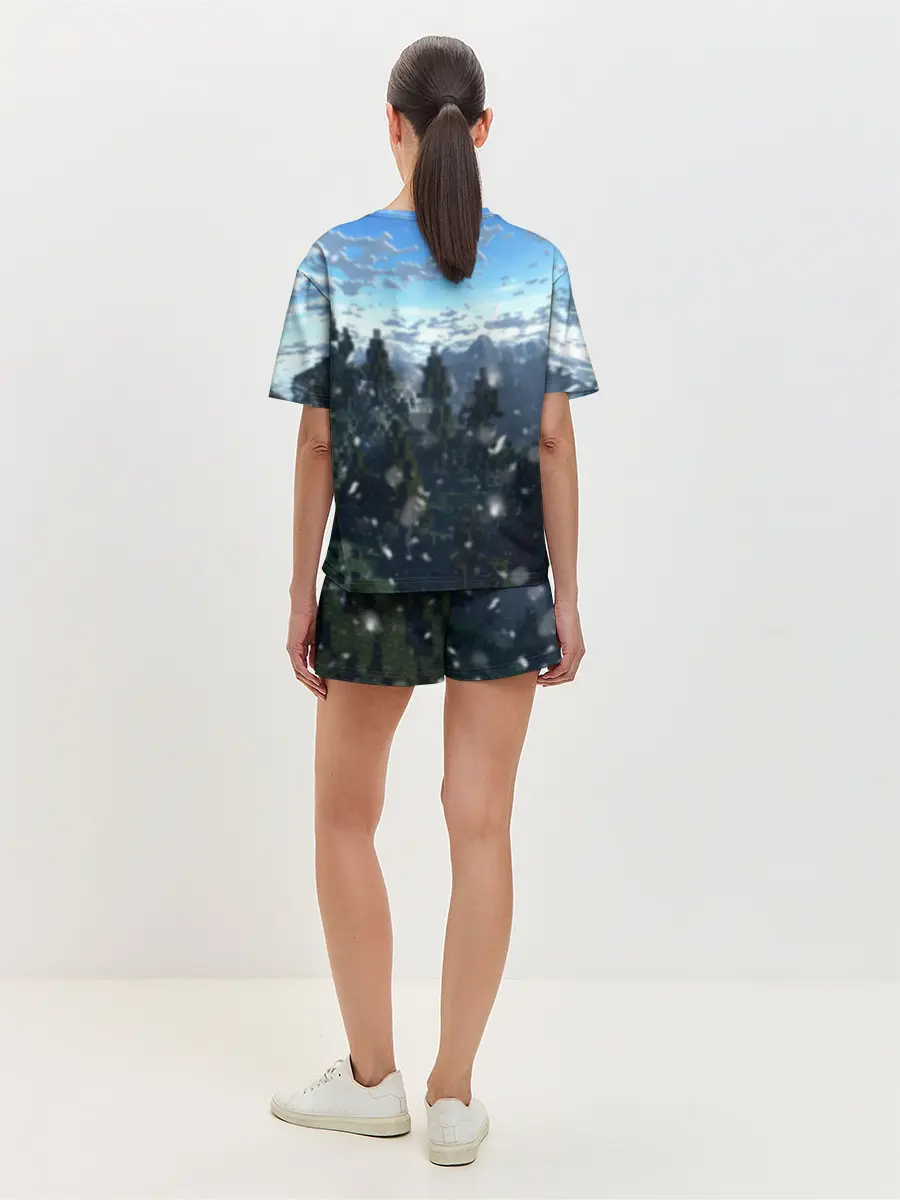 Женская пижама с шортами / Minecraft / Майнкрафт