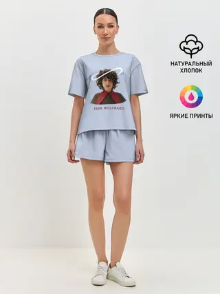 Женская пижама с шортами / finn wolfhard