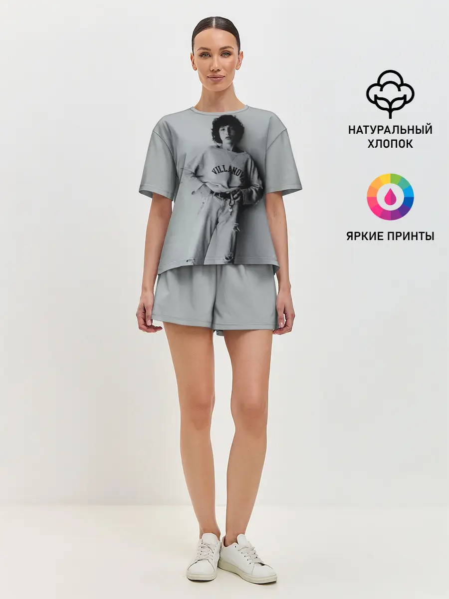 Женская пижама с шортами / finn wolfhard