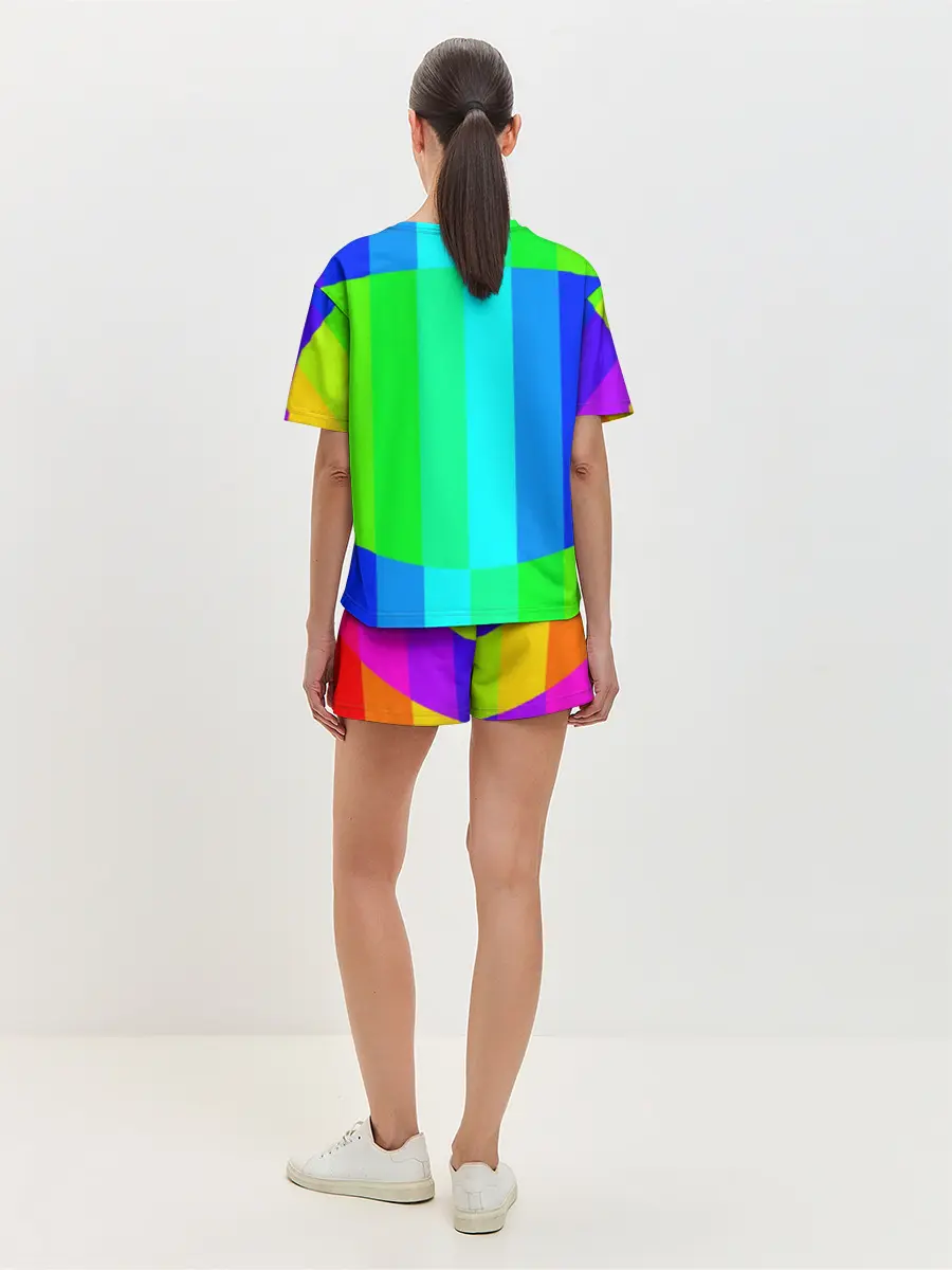 Женская пижама с шортами / MAKE LOVE, NOT WAR