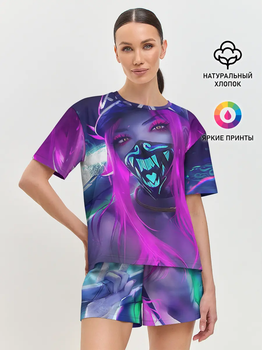 Женская пижама с шортами / Акали