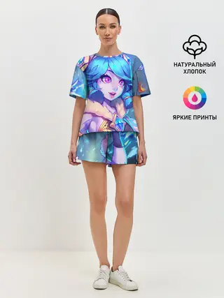 Женская пижама с шортами / Нико