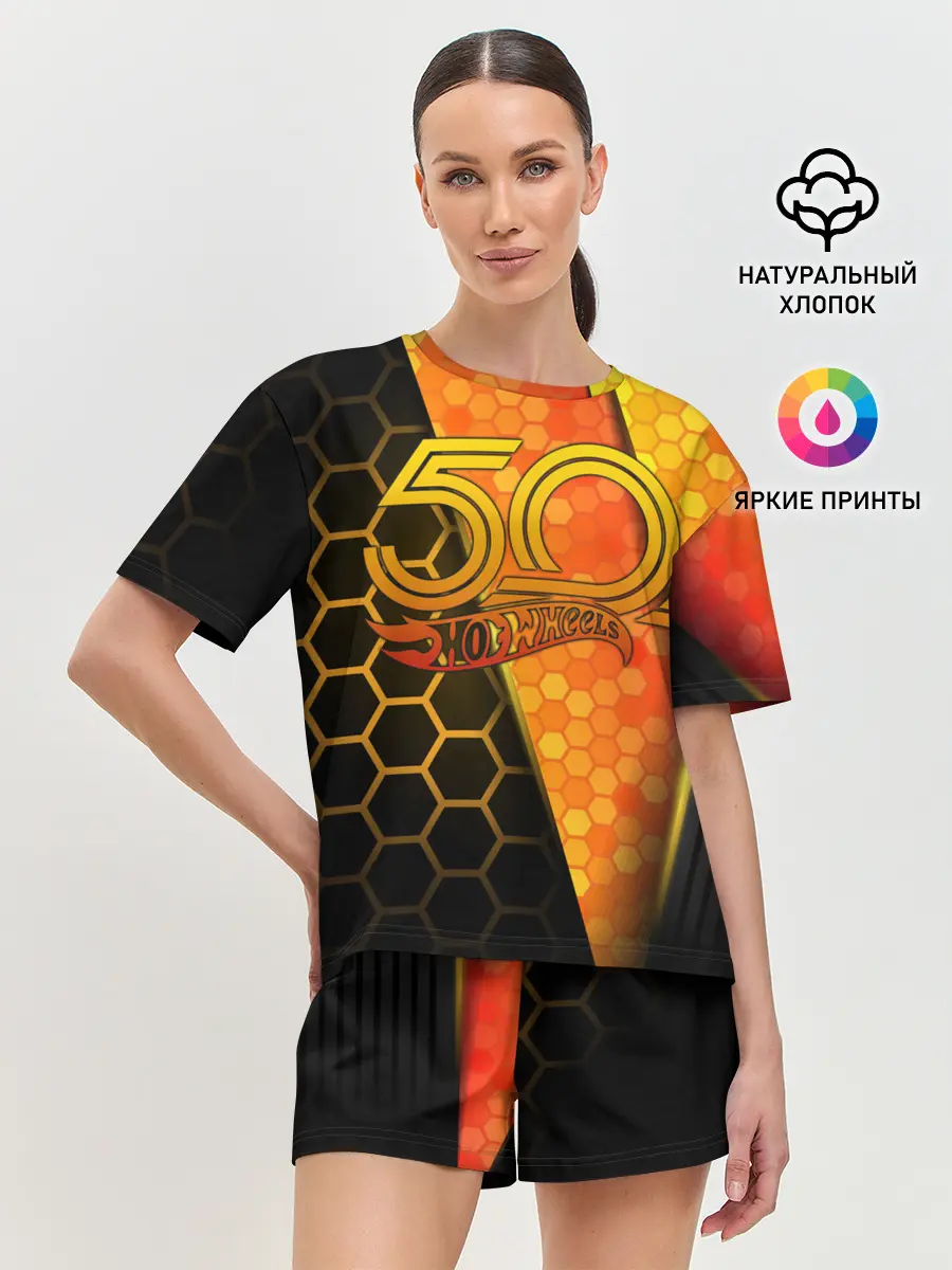 Женская пижама с шортами / Hot Wheels