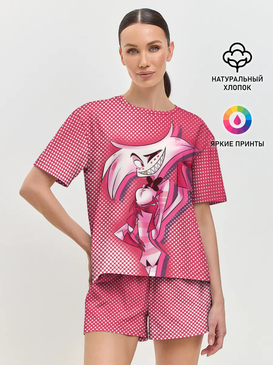 Женская пижама с шортами / Отель хазбин