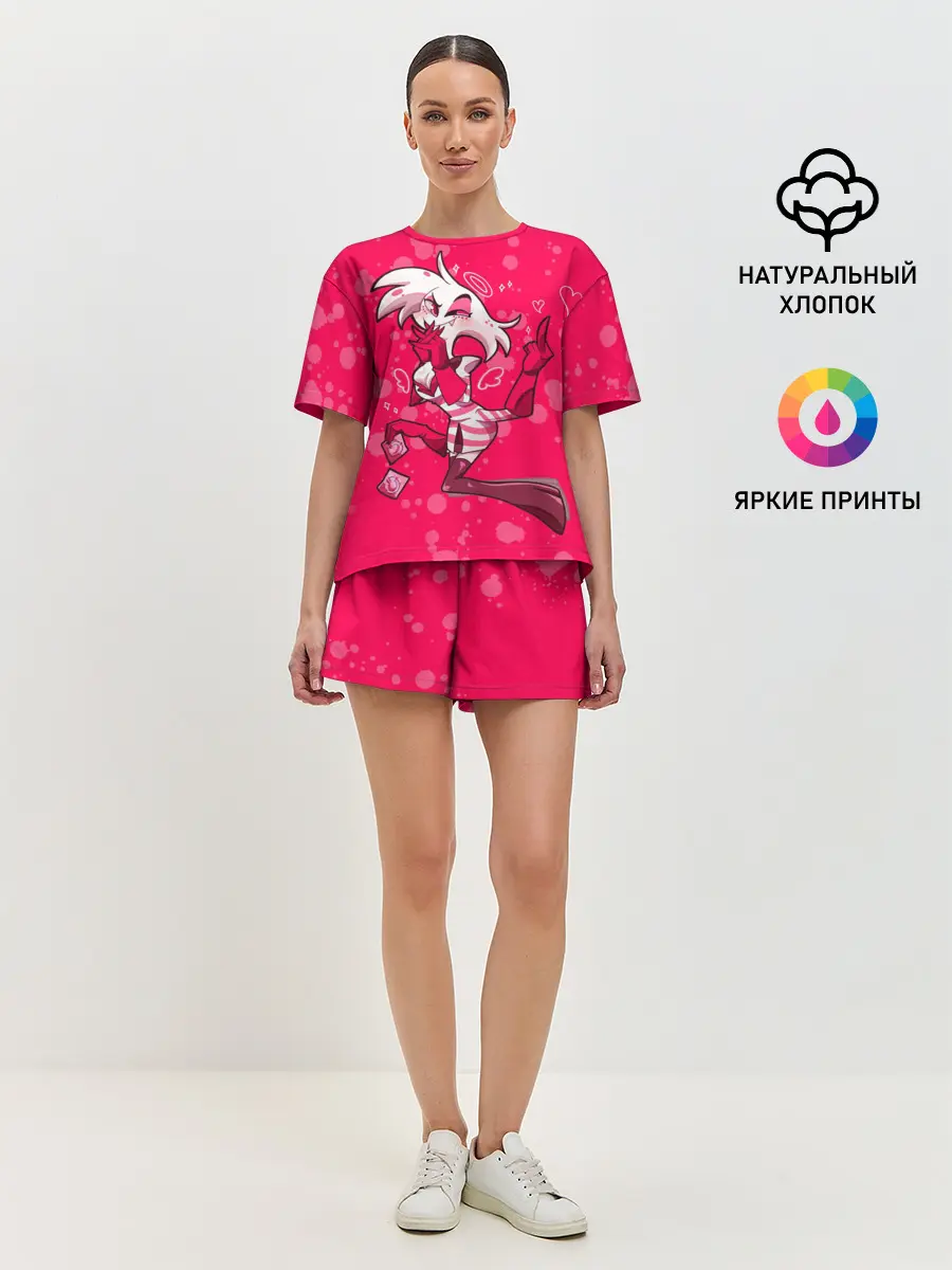 Женская пижама с шортами / Hazbin Hotel