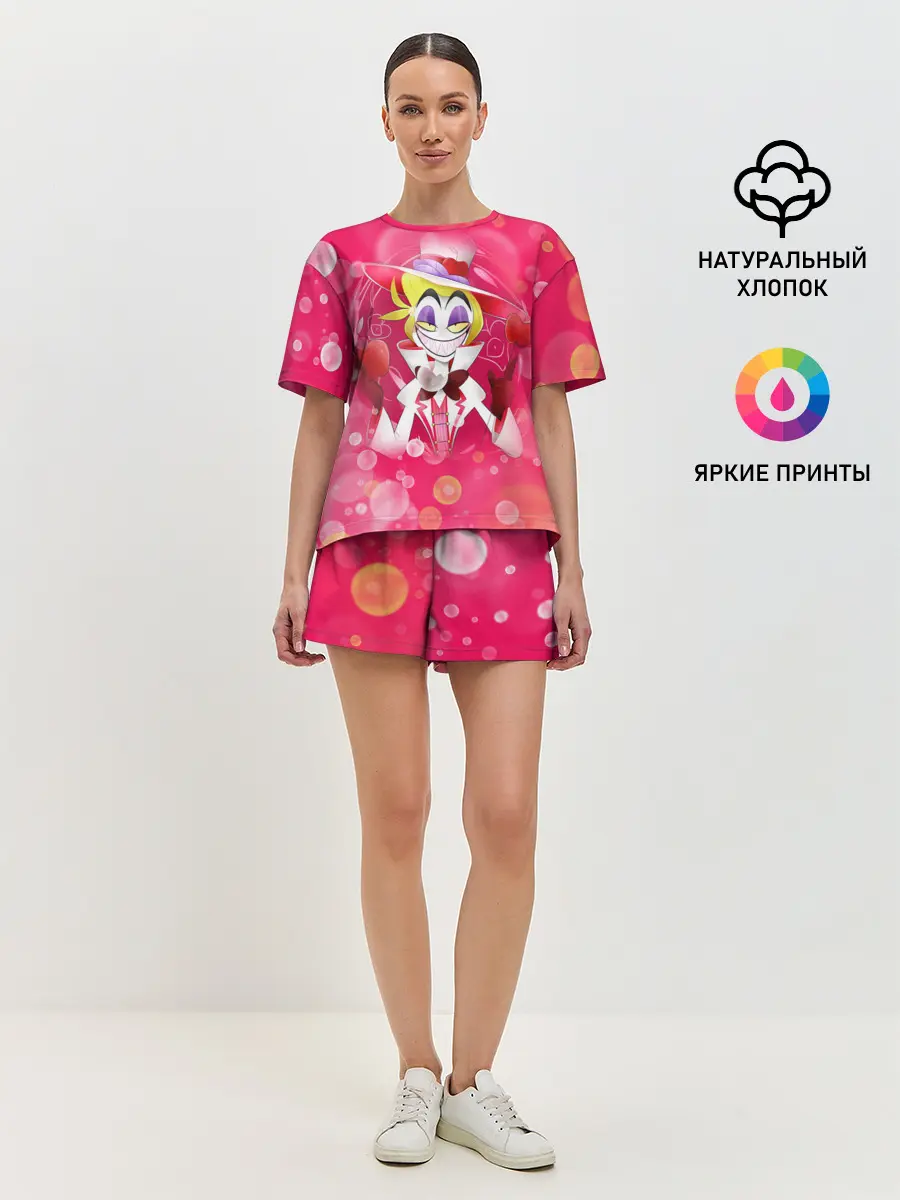 Женская пижама с шортами / Отель хазбин