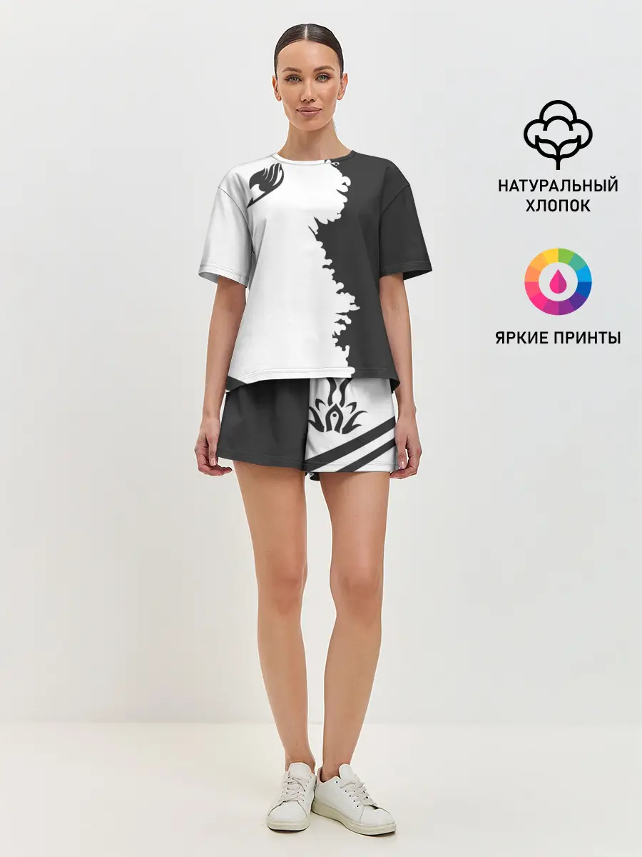 Женская пижама с шортами / абстракция Фейри Тейл