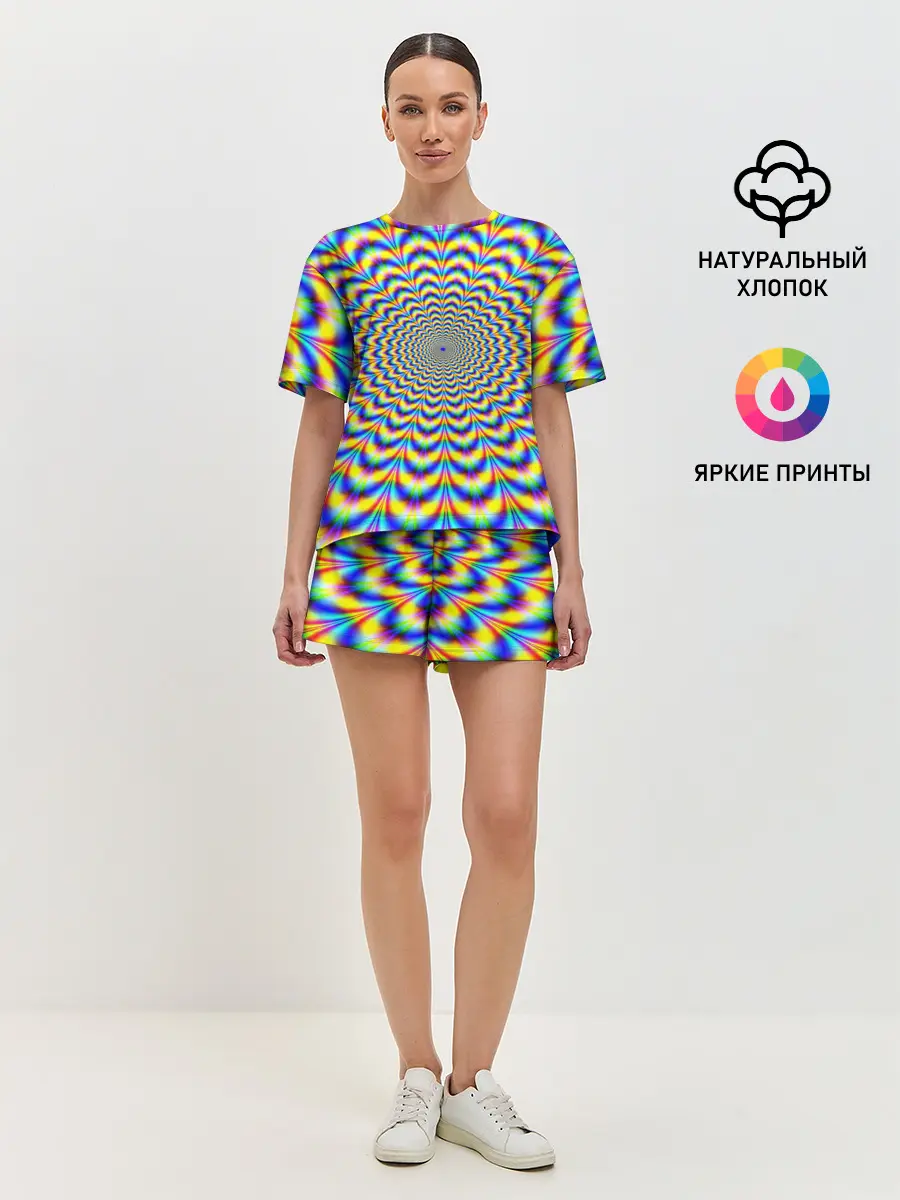 Женская пижама с шортами / Пульсация