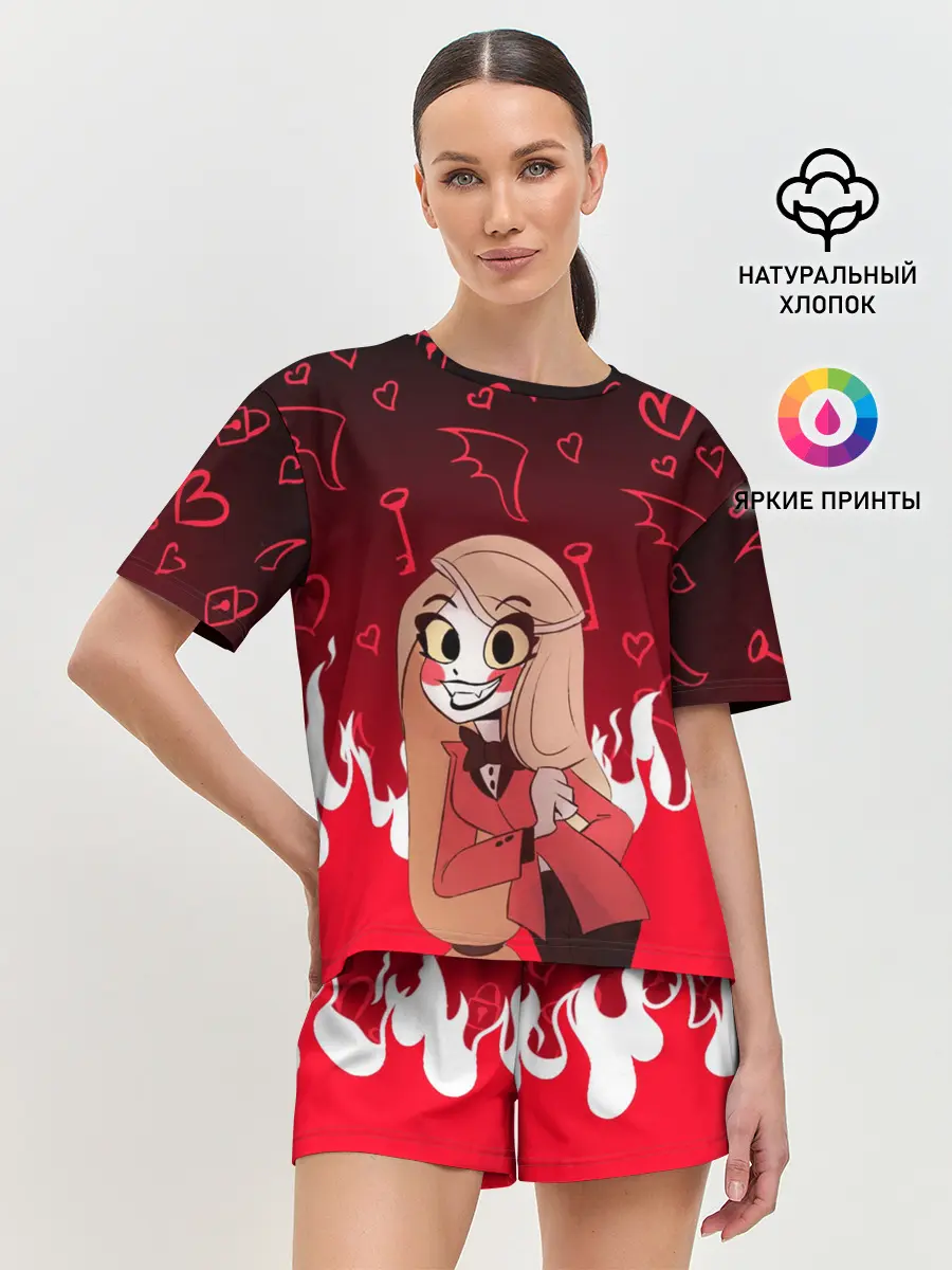 Женская пижама с шортами / ОТЕЛЬ ХАЗБИН ЧАРЛИ