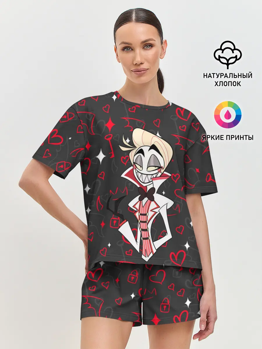 Женская пижама с шортами / ОТЕЛЬ ХАЗБИН ЭШЛИ