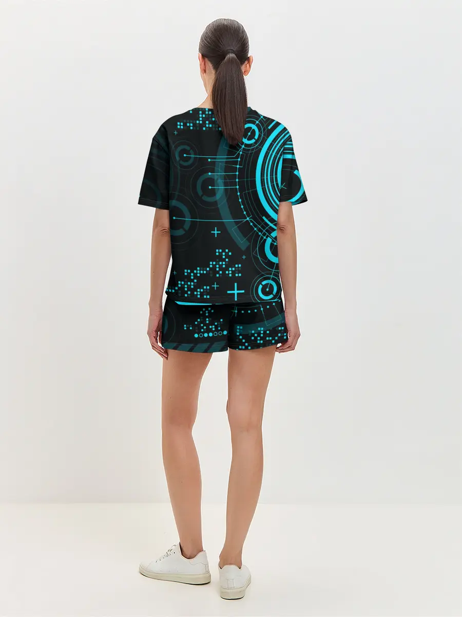 Женская пижама с шортами / SpaceX