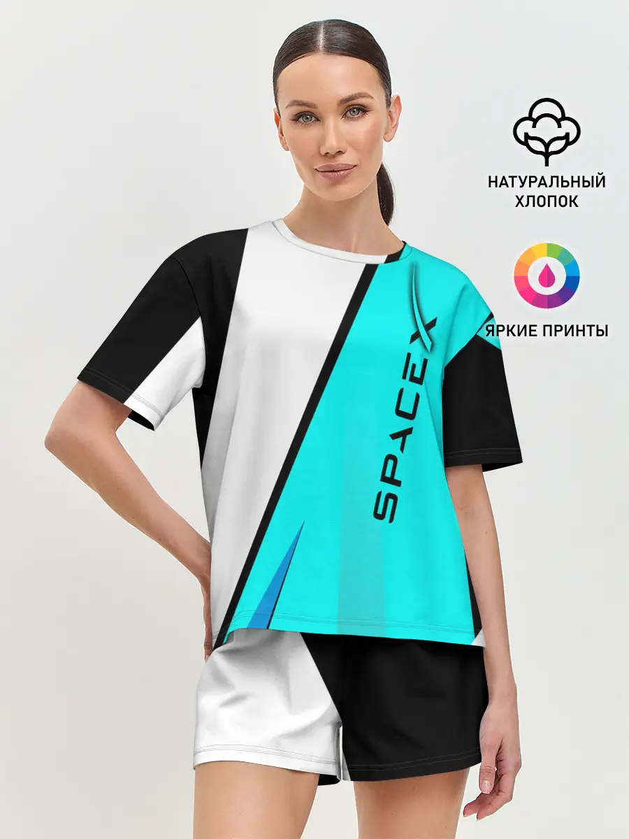 Женская пижама с шортами / SpaceX