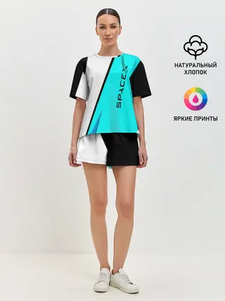 Женская пижама с шортами / SpaceX