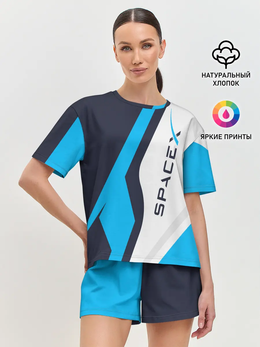 Женская пижама с шортами / SpaceX