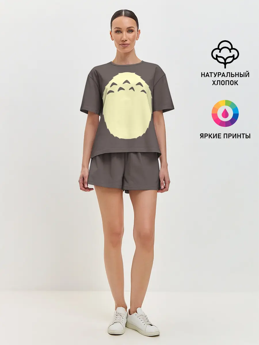 Женская пижама с шортами / Животик Тоторо