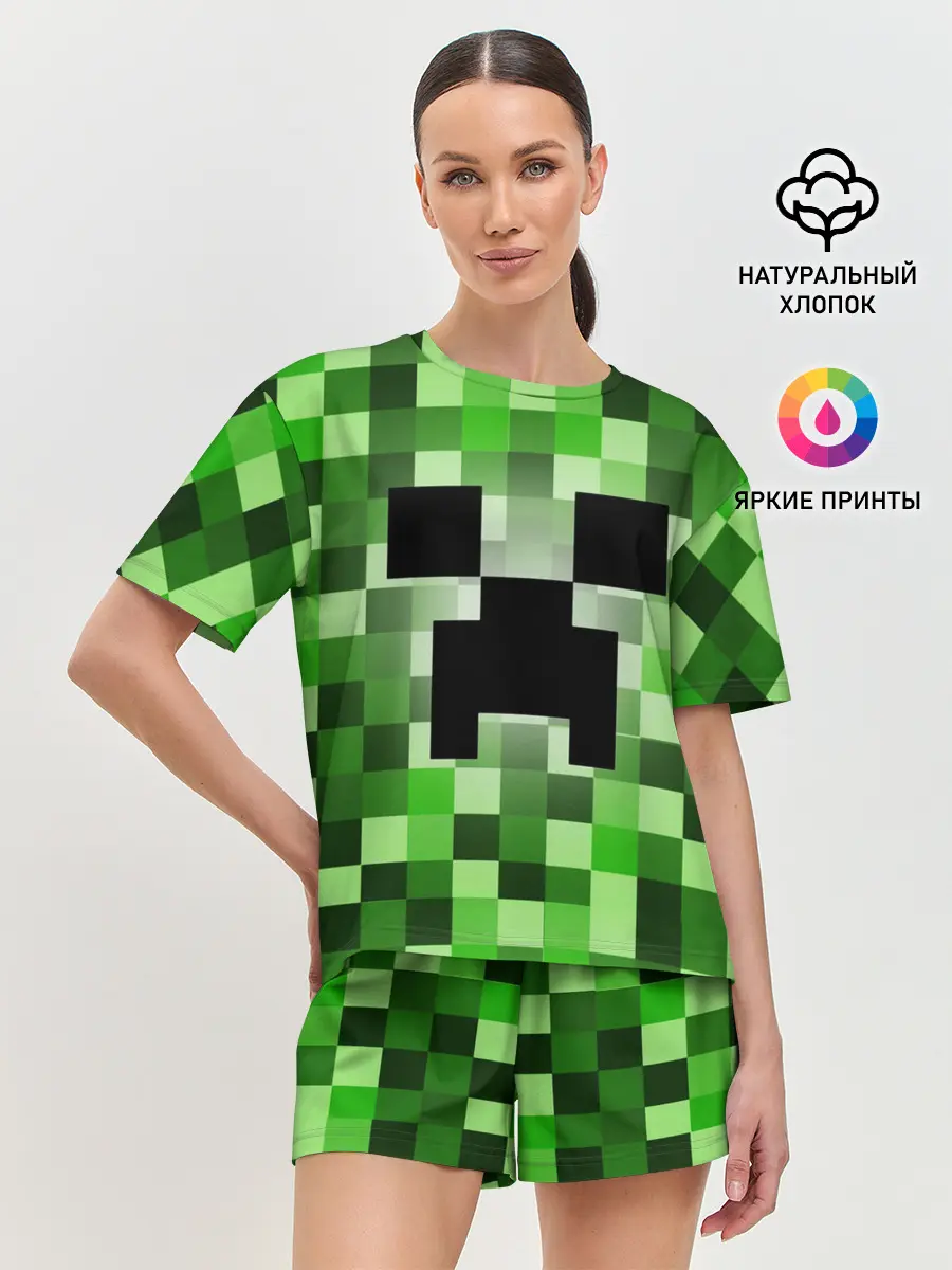 Женская пижама с шортами / MINECRAFT