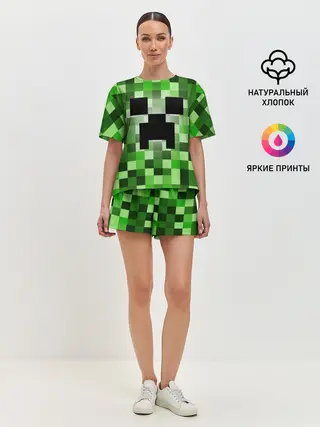 Женская пижама с шортами / MINECRAFT