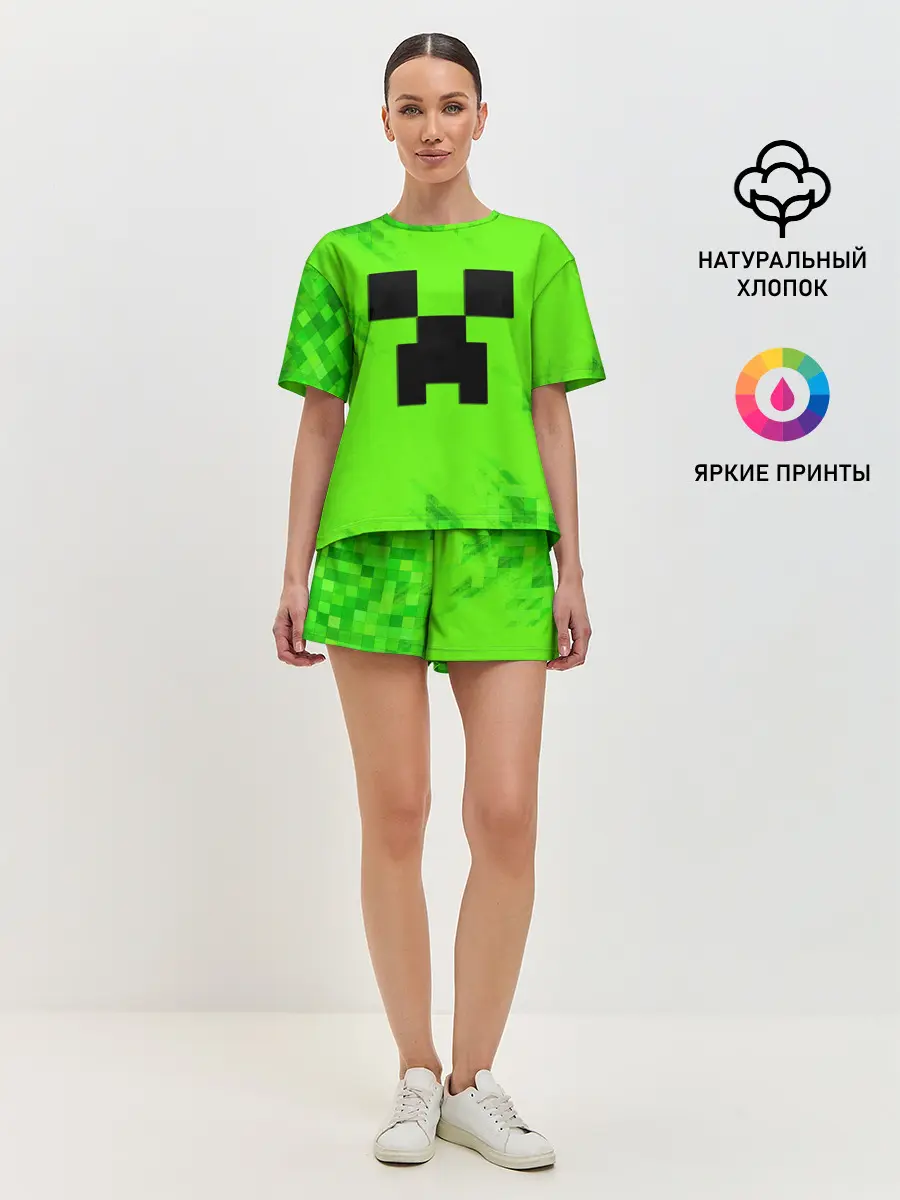 Женская пижама с шортами / MINECRAFT
