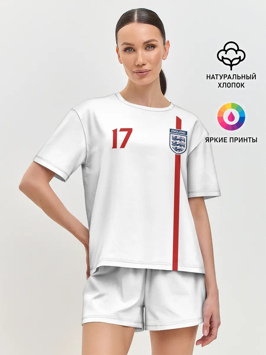 Женская пижама с шортами / Тедди Шерингем Англия Ретро