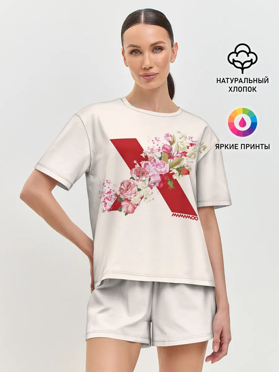 Женская пижама с шортами / Mamamoo