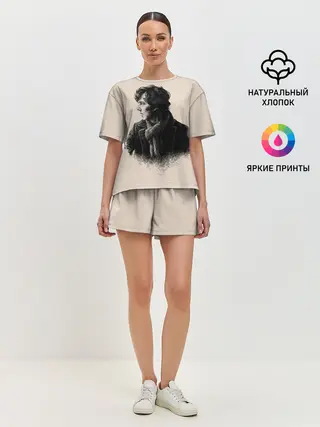 Женская пижама с шортами / Sherlock