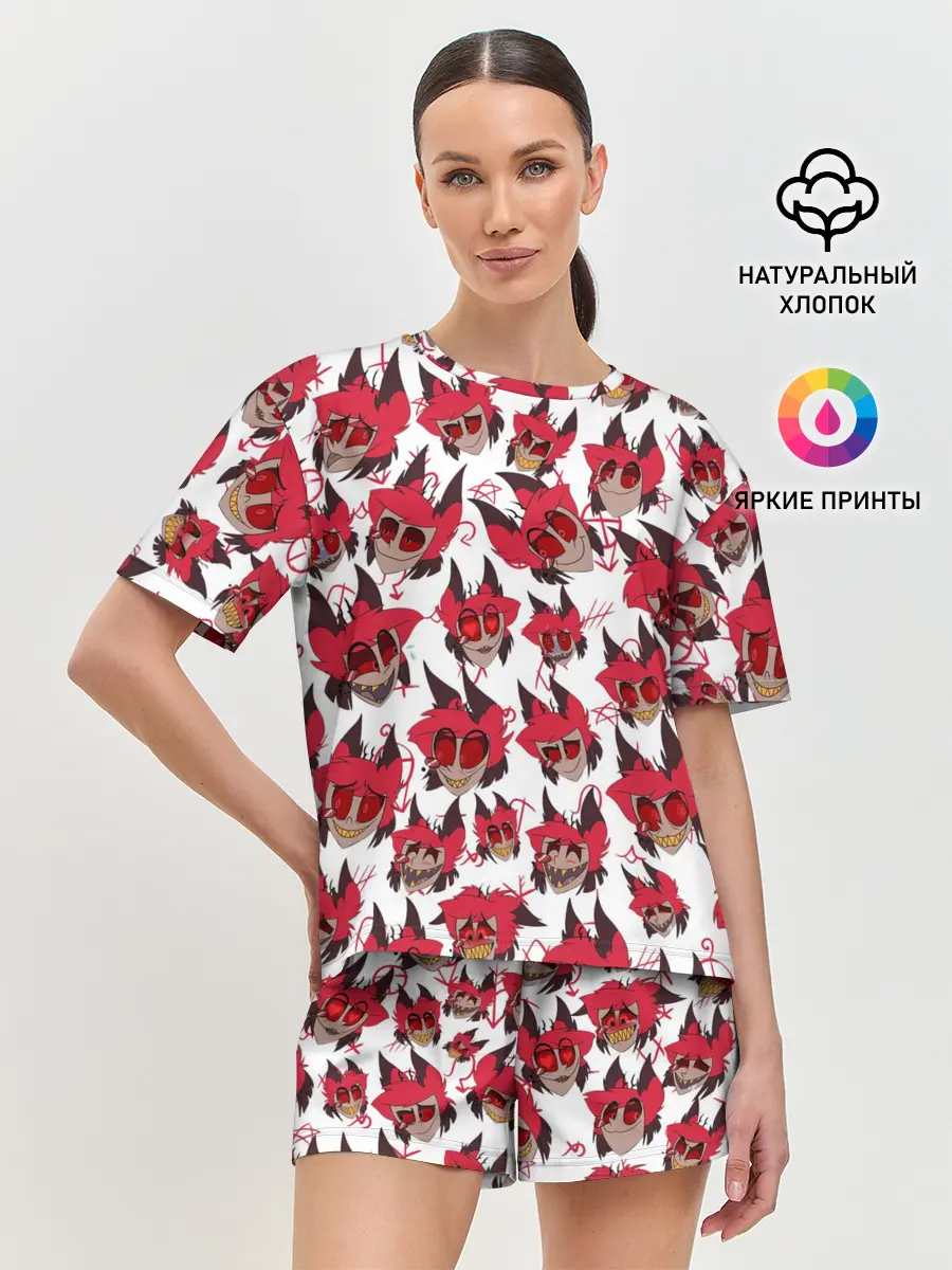 Женская пижама с шортами / ОТЕЛЬ ХАЗБИН АЛАСТОР