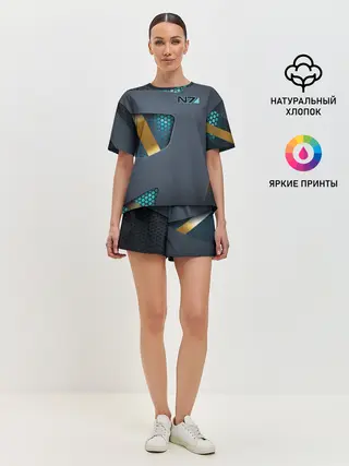 Женская пижама с шортами / MASS EFFECT N7 | МАСС ЭФФЕКТ Н7