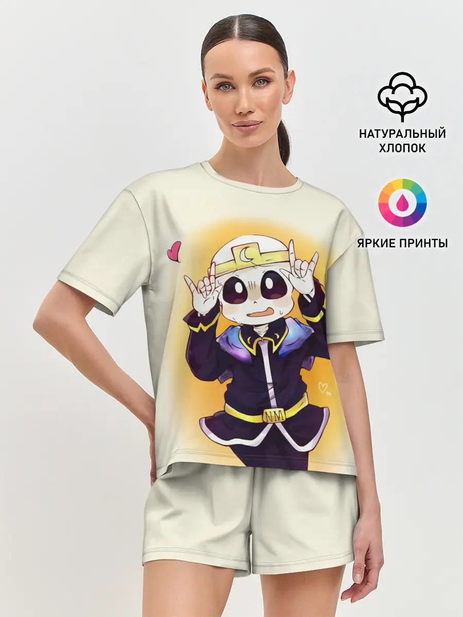 Женская пижама с шортами / Undertale